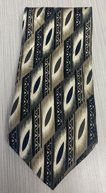 L’Homme Men's 100% Silk Multicolor Tie Good Condition